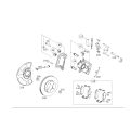 NEW OEM Mercedes-Benz Front Disc Brake Rotor 0004211212 S C E SLK SLC 08-20