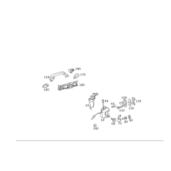 Door Lock Frt Db W203/Rh