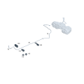 Genuine Mercedes-Benz Fuel Line 205-470-89-01