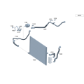 Auxiliary Radiator Coolant Hose - Mercedes-Benz C-Class W205