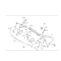 Headlight Carrier Bracket - Mercedes-Benz GLK250 GLK350 (W204) 2010-2015 Right