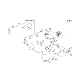 Steering Pump Hose Db W204