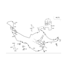 Steering Pump Hose Db W203