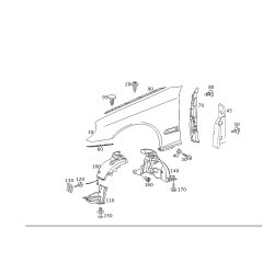 Fender Liner - Mercedes-Benz W203 W209