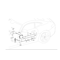 Electric Wiring Kit - MERCEDES-BENZ AMG GT (2-DOOR) C190 / R190