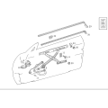 MERCEDES-BENZ 0039909697 Window Regulator Rivet