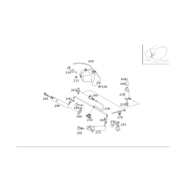 Head Lamp Nozzle Bracket Db W211