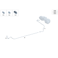 Genuine Mercedes-Benz Fuel Line 205-476-01-01