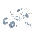MERCEDES-BENZ 2054230306 Brake Carrier