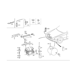 Shock Absorber Hose Db W220