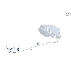 Genuine Mercedes-Benz OE Line Fastener 0009950500