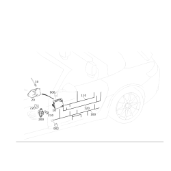Electrical Wiring Harness - Mercedes-Benz AMG GT (C190/R190)
