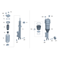Shock Absorber   Strut Left  E43 Amg