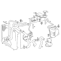 REIN AUTOMOTIVE Radiator Hose - Mercedes-Benz 190E