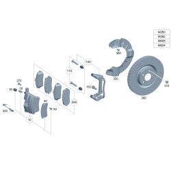 Brake Pads Front W247,W118,W177,W243