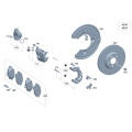 Mercedes-Benz Brake Pad Retaining Spring - C206, E238, S223, GLC254, EQE294, EQS296, EQC293