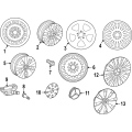 GENUINE SPRINTER METRIS Wheel Lug Bolt Mercedes-Benz Metris
