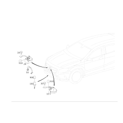 Headlight Dimmer Switch - Mercedes-Benz
