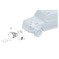 Mercedes-Benz Genuine W463 Smoked Black Turn Signal Right A4639063601