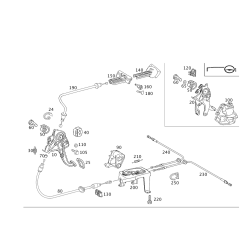 Brake Shoe Handle Db W211