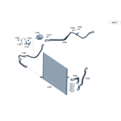 Transmission Oil Cooler Hose Db W205/M274