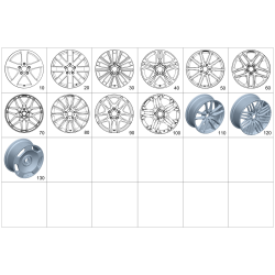 Wheel Nut Cover - Mercedes-Benz (463-401-16-00)