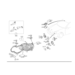 Bumper Strip Lamp Db C209Clk /Usa Type/R