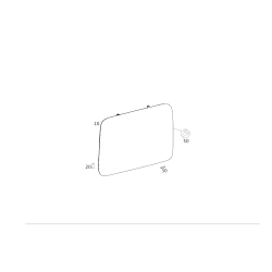 Side Window Pane Db W463