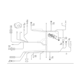 MERCEDES-BENZ S-CLASS W220 S320 CDI Steering Column Switch 2205406732