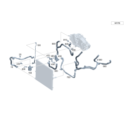 Coolant Pump - Mercedes-Benz GLE W167 A0005006500