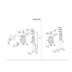 Rear Left Air Suspension Spring - Mercedes-Benz W211 (2113200725)