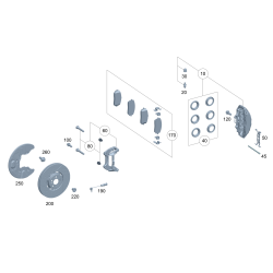 Brake Pad Set Frt Db W463,G63,Amg