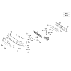 G-Class W463 AMG Grill Lower Front Bumper A4638855000