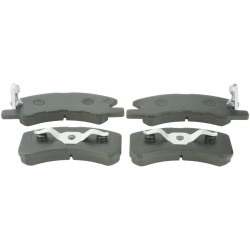 pad kit, disc brake, front (with anti-rattle spring)