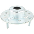 Rear shock absorber mounting