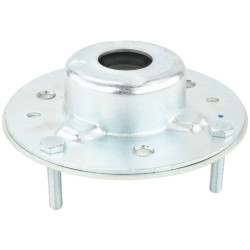 Rear shock absorber mounting