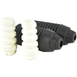 Boot with jounce bumper front shock absorber kit