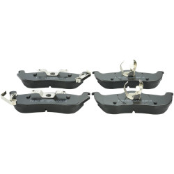 pad kit, disc brake, rear (with anti squeal shim, with brackets)