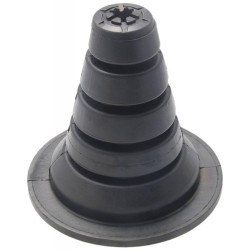 Rear shock absorber jounce bumper