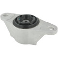Rear shock absorber mounting