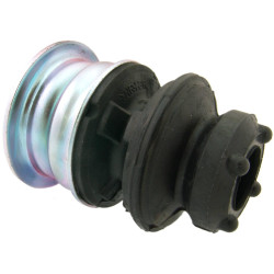 Rear shock absorber jounce bumper