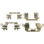 Disc brake clip set