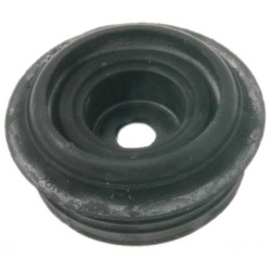 Rear shock absorber mounting