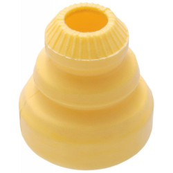 Rear shock absorber jounce bumper