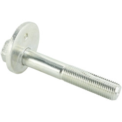 Camber adjusting eccentric bolt