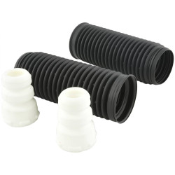 Boot with jounce bumper front shock absorber kit