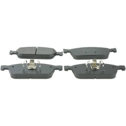 pad kit, disc brake, front (with anti squeal shim, with brackets)