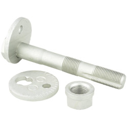 Camber adjusting eccentric bolt