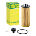 Mann Pack Of 3 Oil Filters High Efficiency Engine Protection Metal Free