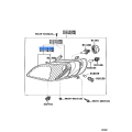 Toyota Genuine Headlamp Lens 81131-52170